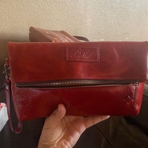 Patricia Nash red clutch